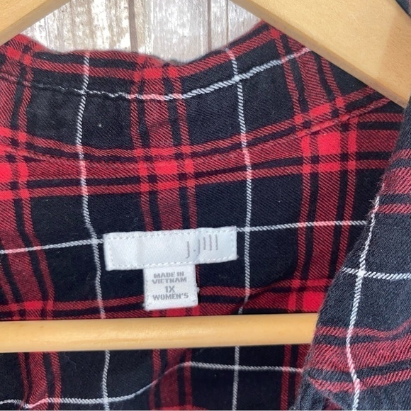 J. Jill Plaid Button Down Tunic - Picture 7 of 7